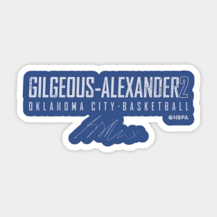 Shai Gilgeous-Alexander Oklahoma City Elite Sticker